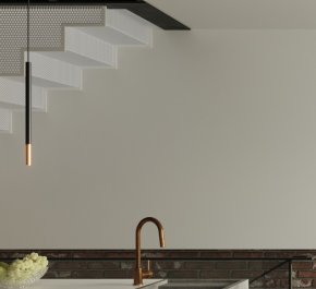 LAMPA NAD STÓŁ, TUBY SUFITOWE CZARNO ZŁOTE MOZAICA 3P (SL.0893)