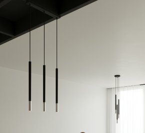LAMPA CZARNA CHROM MOZAICA 1 (SL.0885)