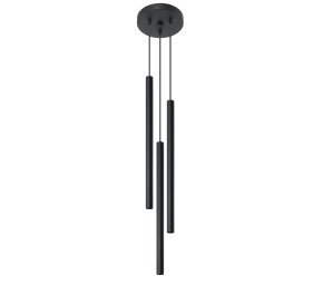 LAMPA sufitowa, TUBY SUFITOWE CZARNE PASTELO 3P (SL.0471)