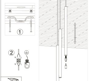 LAMPA sufitowa, TUBY SUFITOWE CZARNE PASTELO 3P (SL.0471)