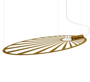 LAMPA SUFITOWA ZŁOTA WISZĄCA LEHDET (TH.001ZL)
