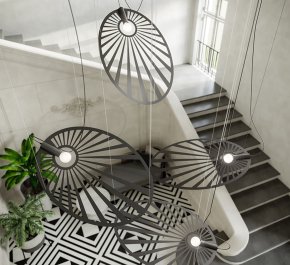 LAMPA SUFITOWA WISZĄCA DŁUGA LEHDET (TH.001CZ)