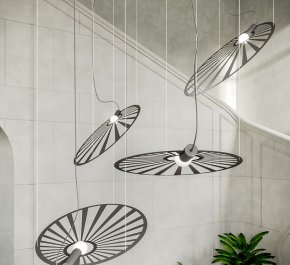 LAMPA SUFITOWA WISZĄCA DŁUGA LEHDET (TH.001CZ)