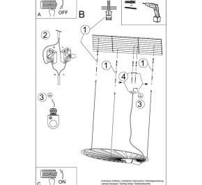 LAMPA SUFITOWA WISZĄCA DŁUGA LEHDET (TH.001CZ)