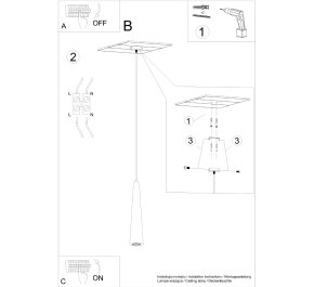 Lampa drewniana SULA 1 (SL.1100)