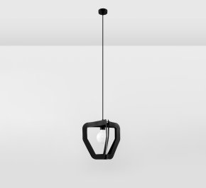 LAMPA SUFITOWA CZARNA POJEDYNCZA TRES (SL.0930)