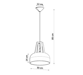 CASCO LAMPA sufitowa styl skandynawski (SL.0388)