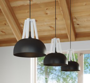 CASCO LAMPA wisząca nad stół czarna (SL.0389)