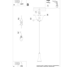 LAMPA z betonu REA 1 (SL.1223)