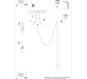 LAMPA z betonu NESSO 1 LONG (SL.1159)