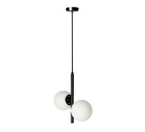 DUO 2x15w e14 lampa sufitowa, klosze białe kule (32-22332)