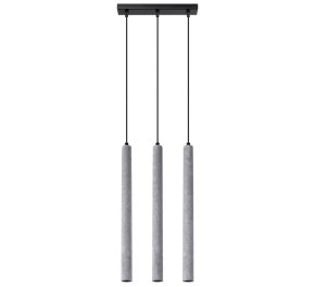 Żyrandol loftowy - lampa z betonu tuby wiszące PASTELO 3(SL.1272)
