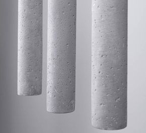 Żyrandol loftowy - lampa z betonu tuby wiszące PASTELO 3(SL.1272)