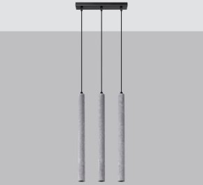Żyrandol loftowy - lampa z betonu tuby wiszące PASTELO 3(SL.1272)