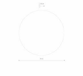 KINKIET ZŁOTY RING WOOD LED M (N1-10281)