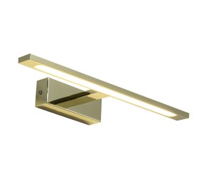 Kinkiet łazienkowy złoty Isla średni 4000K 1xLED IP44 GOLD