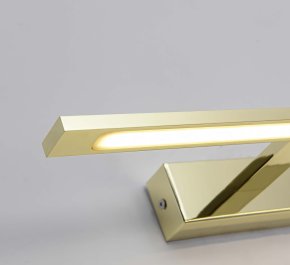 Kinkiet łazienkowy złoty Isla średni 4000K 1xLED IP44 GOLD