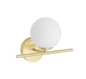 LAMPA ŁAZIENKOWA NAD LUSTRO ZŁOTA  IP44 ARALIA