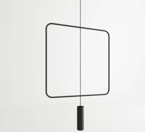 Lampa sufitowa czarna industrialna RANA 1 (TH.018CZ)