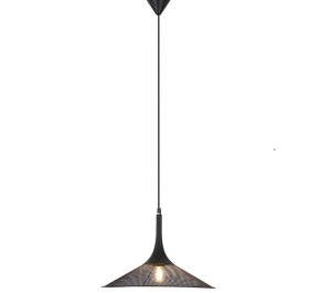 Nowoczesna lampa do sypialni KIRUNA S1 lampa wisząca czarna 110 cm 1xE27