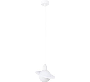 Lampa wisząca biała kula pojedyncza 125 cm HYPERION 1xG9 (SL.1356)