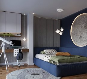 Lampa wisząca biała kula pojedyncza 125 cm HYPERION 1xG9 (SL.1356)