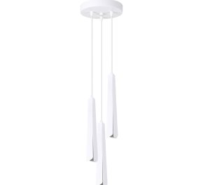 Lampa wisząca 3 punktowa biała 120 cm 3xG9 PRYSM 3P (SL.1398)