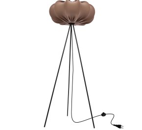 Nowoczesna lampa stojąca podłogowa CAFEE mokka