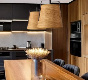 Lampa nad stół wisząca, lampa kuchenna 1xE27 MILBURY