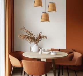 Lampa nad stół wisząca, lampa kuchenna 1xE27 MILBURY