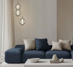 Czarna lampa wisząca LED 140 cm 3000K PUMA (32-35356)