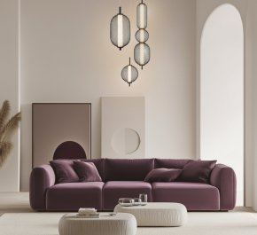 Czarna lampa wisząca LED 140 cm 3000K PUMA (31-35349)