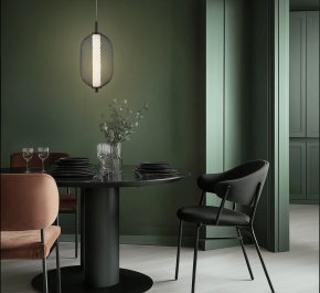 Czarna lampa wisząca LED 140 cm 3000K PUMA (31-35349)