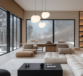 Lampa wisząca biała kula 25 cm nieregularna 1xE27 40W STONES