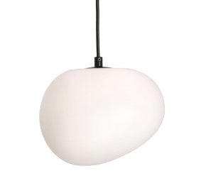 Lampa wisząca potrójna klosze białe kule nieregularne 3xE27 40W STONES