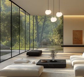 Lampa wisząca potrójna klosze białe kule nieregularne 3xE27 40W STONES