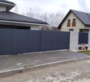 Furtka ogrodzeniowa, furtka aluminiowa pełna FR05ALPEL