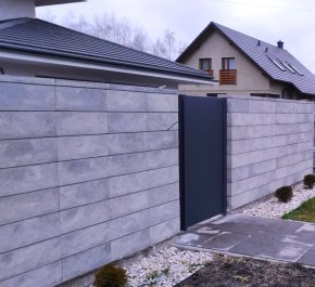Furtka ogrodzeniowa, furtka aluminiowa pełna FR05ALPEL