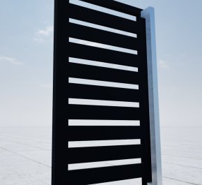 Furtka ogrodzeniowa, furtka aluminiowa profil  FR10ALPR10