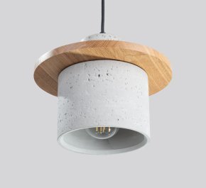 Lampa z betonu wisząca 1xE27 125 cm MAB beton