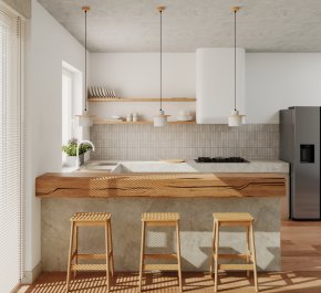 Lampa z betonu wisząca 1xE27 125 cm MAB beton