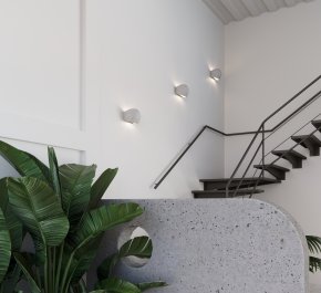 Lampa z betonu kinkiet ścienny GLOBE beton