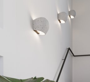 Lampa z betonu kinkiet ścienny GLOBE beton
