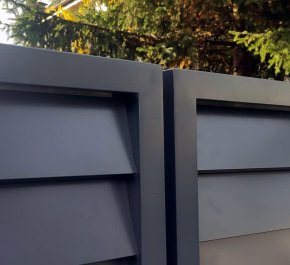 Przęsło aluminiowe żaluzjowe AL12