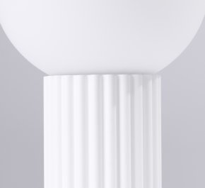 Lampa łazienkowa IP44 aluminium ryflowane HALO biała