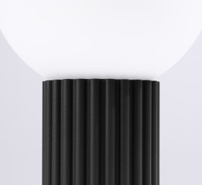 Lampa łazienkowa IP44 aluminium ryflowane HALO czarna
