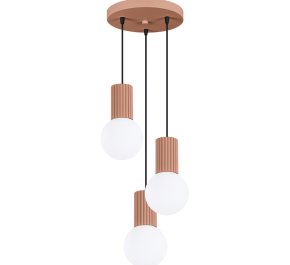 Lampa wisząca potrójna HALO mocca