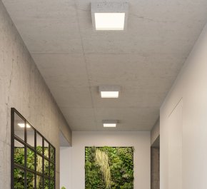 LAMPA z betonu plafon sufitowy ledowy RIZA (SL.0995)