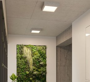 LAMPA z betonu plafon sufitowy ledowy RIZA (SL.0995)