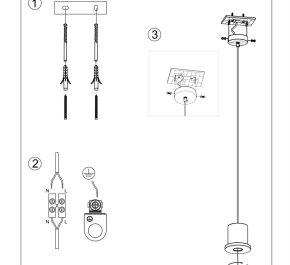 Industrialna lampa z betonu wisząca BONO (SL.0283)